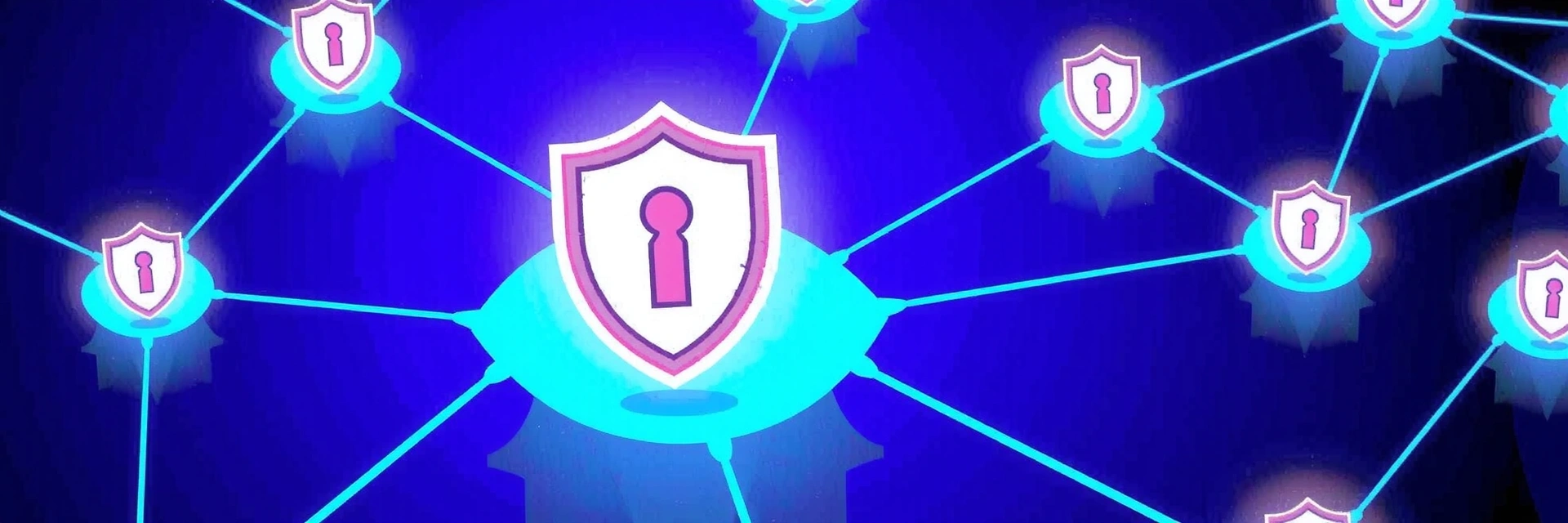 Illustrazione astratta di sicurezza dei dati e privacy